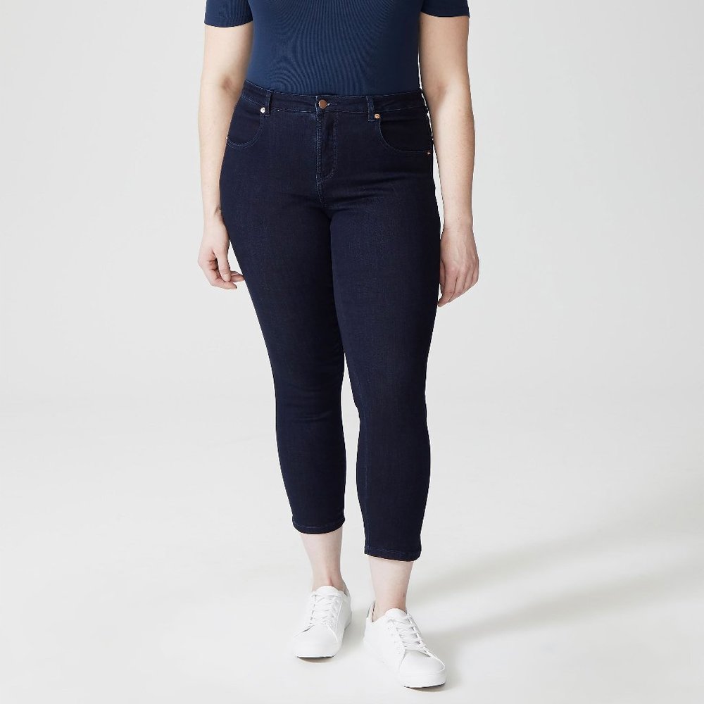 Universal Standard Seine High Rise Skinny Jeans 27 Inch Inseam